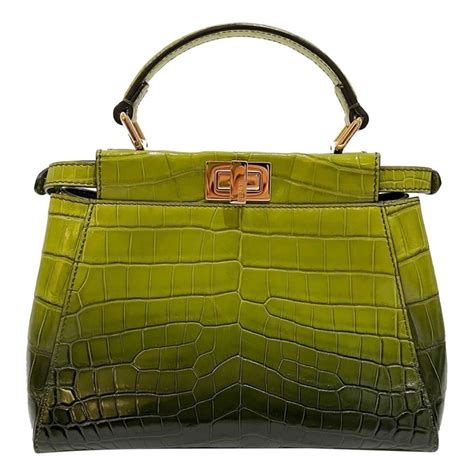 fendi pecaboo|fendi peekaboo crocodile.